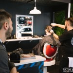 Il était possible de passer au "barbershop" au kiosque Scion