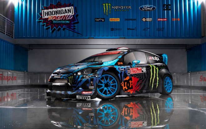 Ford-Fiesta-ST-GRC-front-three-quarter-Ken-Block